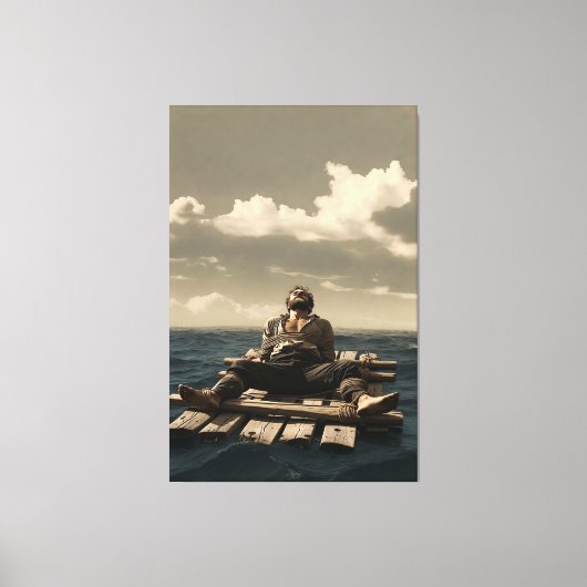 Adrift canvas print (Voorkant)