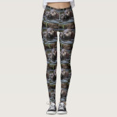 **"Adrift in Love: Mummy en Baby Otter"** Leggings (Voorkant)