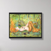 Adrift mermaid wikkelde canvasafdruk door Renee Canvas Afdruk (Voorkant)