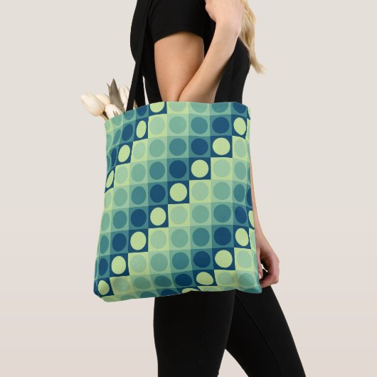 Adrift Polka Grid Tote Bag (Dichtbij)