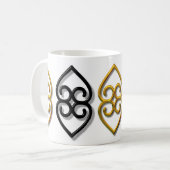 Adrinka - Earth Koffiemok (Voorkant links)