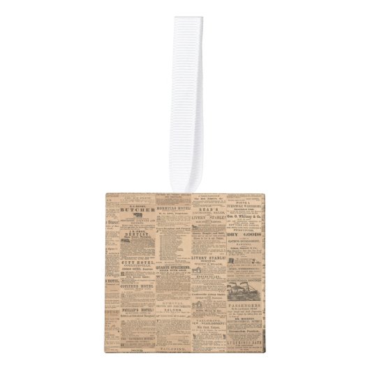 Ads of the Past, NY 1856 Decoratie (Voorkant)