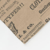 Ads of the Past, NY 1856 Fleece Deken (Hoek)