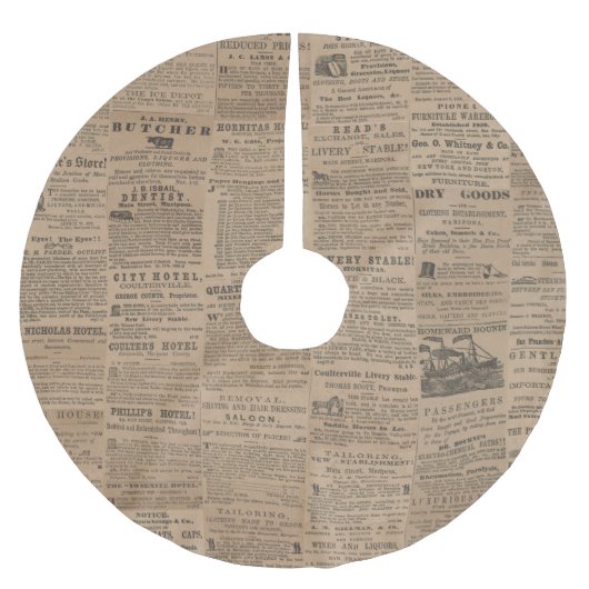 Ads of the Past, NY 1856 Kerstboom Rok (Voorkant)