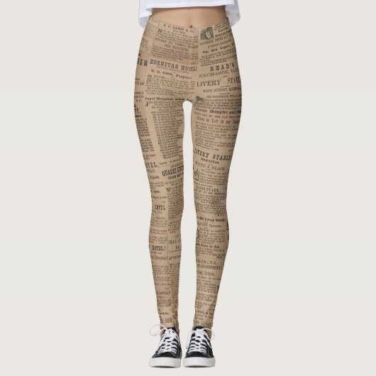 Ads of the Past, NY 1856 Leggings (Voorkant)