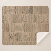 Ads of the Past, NY 1856 Sherpa Deken (Voorkant (horizontaal))