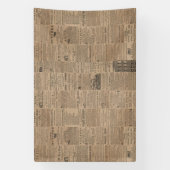 Ads of the Past, NY 1856 Spandoek (Verticaal)