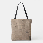 Ads of the Past, NY 1856 Tote Tote Bag (Achterkant)