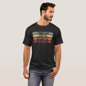 ADSR Synthesizer Retro Muziek T-shirt (Voorkant volledig)