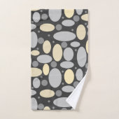 Adstract geposte stipkaaltjes retro print pat bad handdoek (Handdoek)