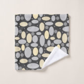 Adstract geposte stipkaaltjes retro print pat bad handdoek (Wasdoekje)