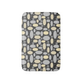 Adstract geposte stipkaaltjes retro print pat badmat (Voorkant Verticaal)