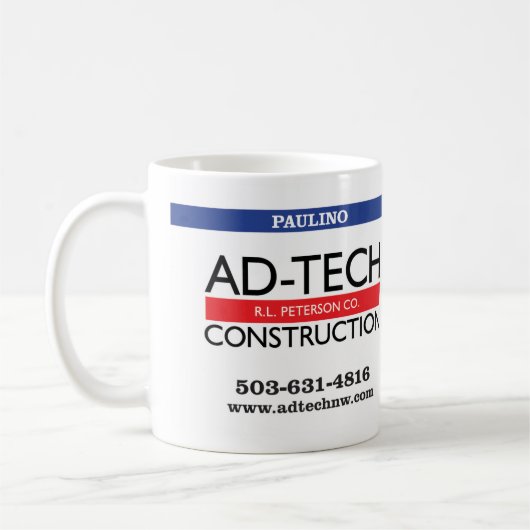 AdTechMugPAULINO Koffiemok (Links)