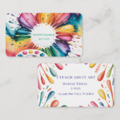 Adult Art Techer Visitekaartje (Voorkant / Achterkant)