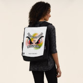 Adult Backpack : Mind Your Own (white) (Gedragen)