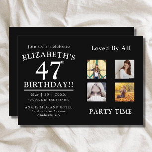 Adult Birthday-foto Kaart