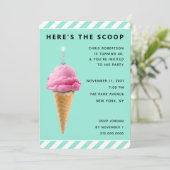 Adult Birthday Invitation Kaart (Staand voorkant)