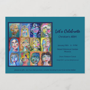 Adult Birthday Party Invitation Kaart