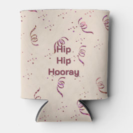 Adult Birthday Ribbon and Confetti Pattern Blikjeskoeler