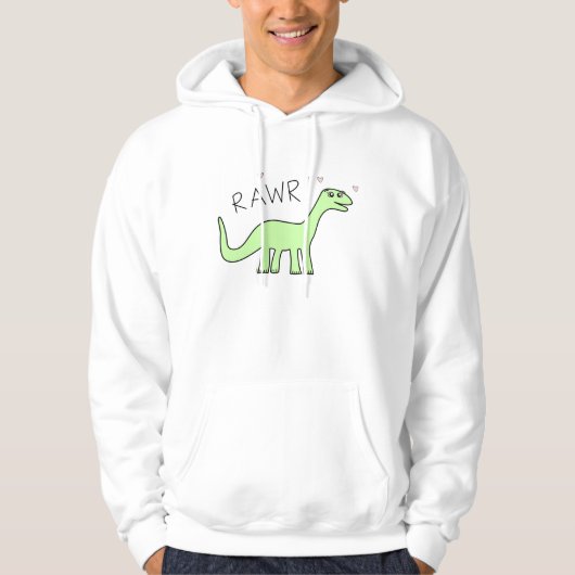 Adult Bronto Rawr Hoodies (Voorkant)