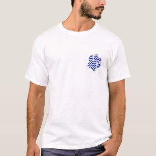 ADULT Chevron Paw SS White T-shirt