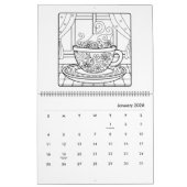 Adult Coloring Calendar Kalender (Jan 2026)