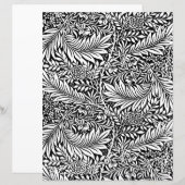 Adult Coloring Page - William Morris Larkspur (Voorkant / Achterkant)