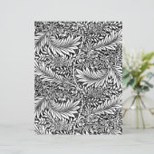 Adult Coloring Page - William Morris Larkspur (Staand voorkant)