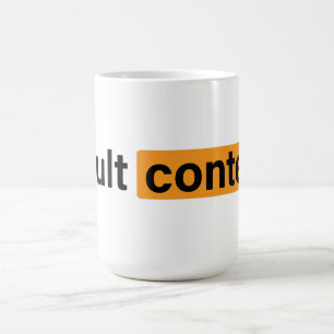 Adult Content Adult Humor Grappig T-shirt Koffiemok