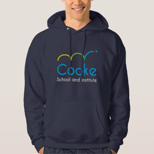 ADULT Cooke Logo Hoodie Sweatshirt, Navy (Voorkant)
