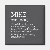 Adult Definition First Name Mike Men Funny  Magneet (Voorkant)