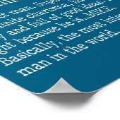 Adult Definition First Name Mike Men Funny  Poster (Hoek)