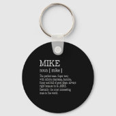 Adult Definition First Name Mike Men Funny  Sleutelhanger (Voorkant)