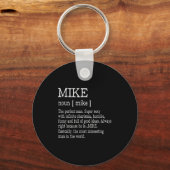 Adult Definition First Name Mike Men Funny  Sleutelhanger (Voorkant)