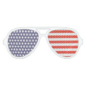 Adult Eyepster Party Shades Aviator Zonnebril (Voorkant)