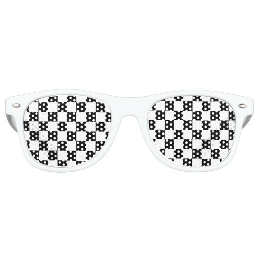 Adult Eyepster Party Shades Retro Zonnebril (Voorkant)