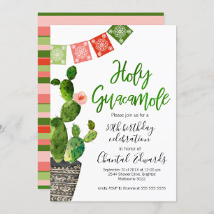 Adult Fiesta Birthday Uitnodiging