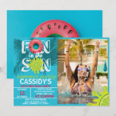 Adult Fun Zon Zomerfoto Verjaardag Kaart (Voorkant / Achterkant)