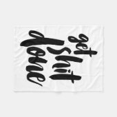 Adult Get Sht Done Motivational Quote  Fleece Deken (Voorkant (Horizontaal))