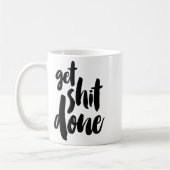Adult Get Sht Done Motivational Quote  Koffiemok (Links)