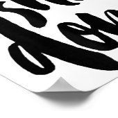 Adult Get Sht Done Motivational Quote  Poster (Hoek)