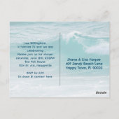 Adult Geviste verjaardagsfeestuitnodigingen Briefk Briefkaart (Achterkant)