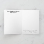 Adult Halloween Card Kaart (Binnen)