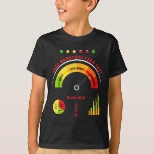 Adult Halloween Costume Breathalyzer Mannen Hallow T-shirt