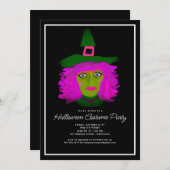 Adult Halloween Costume Party Witch Kaart (Voorkant / Achterkant)