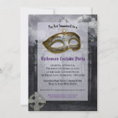 Adult Halloween Masquerade Party - Uitnodiging (Voorkant)