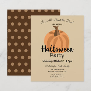 Adult Halloween Party Budget Invitations