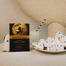 Adult Halloween Party Moon Kaart