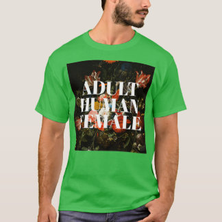 Adult human female Renaissance flowers T-shirt