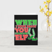 Adult Humor Christmas When I Think About You I Tou Kaart (Gele Bloem)